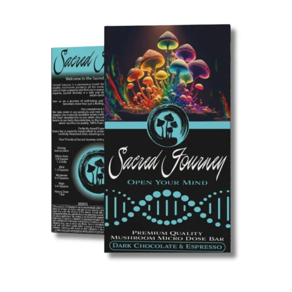 Sacred Journey Premium Mushroom Chocolate Dark Chocolate Espresso