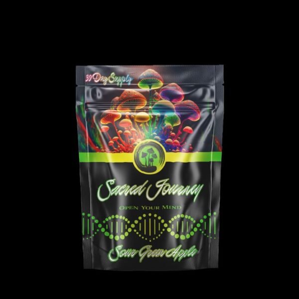 Sacred Journey Premium Mushroom Gummies - Sour Green Apple