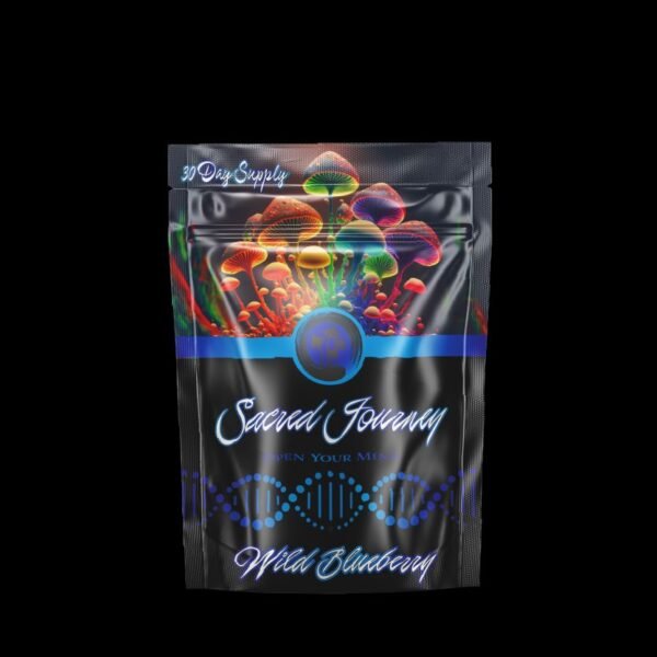 Sacred Journey Premium Mushroom Gummies - Wild Blueberry